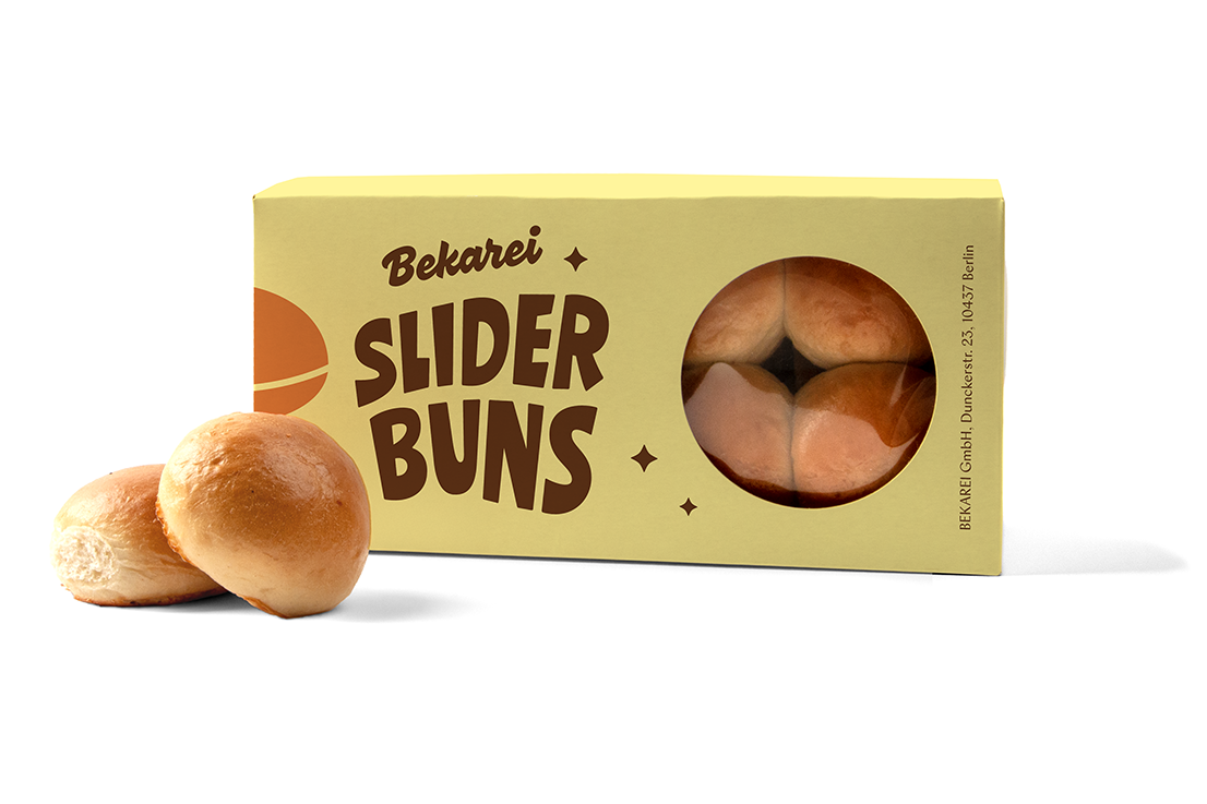 Original Slider Buns - 16er Pack - Bekarei