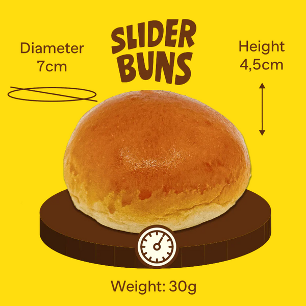 Mini Burger Buns Sliders Box