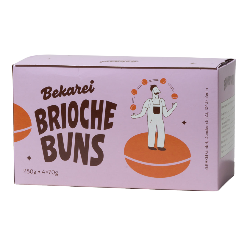 An image of Bekarei Brioche Buns Pack