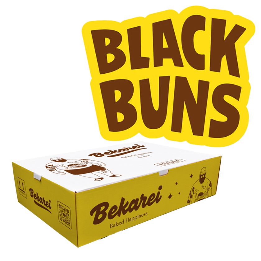 An image of Bekarei Black Buns Box