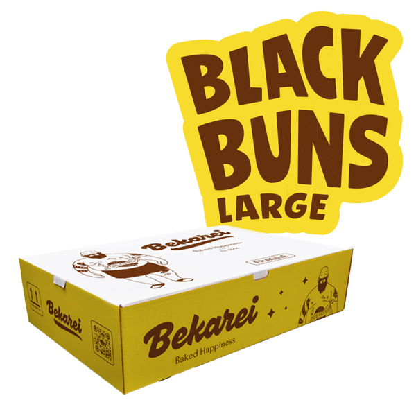 An image of Bekarei Black Buns Box Large