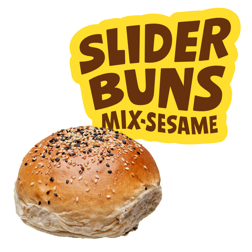 Mix-Sesame Slider Buns Pack