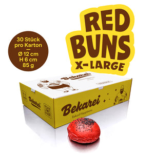 Red Burger Buns Big Box
