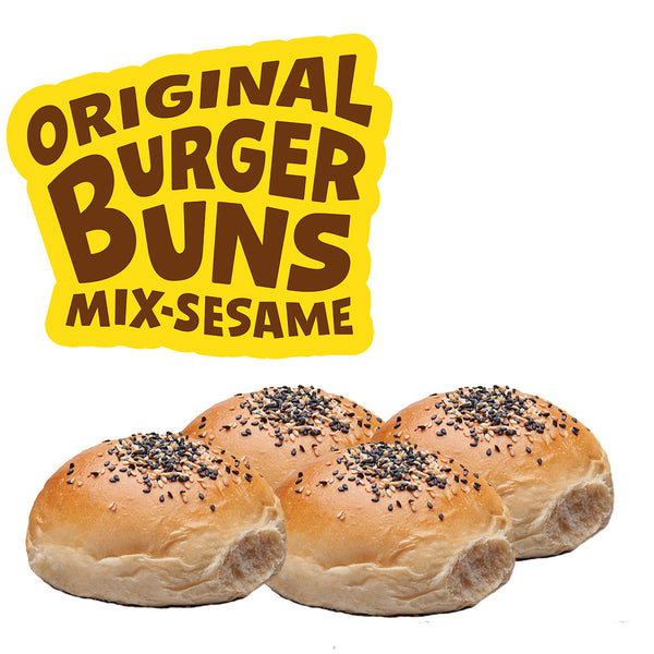 Mix Sesame Original Burger Bun - 4er Pack