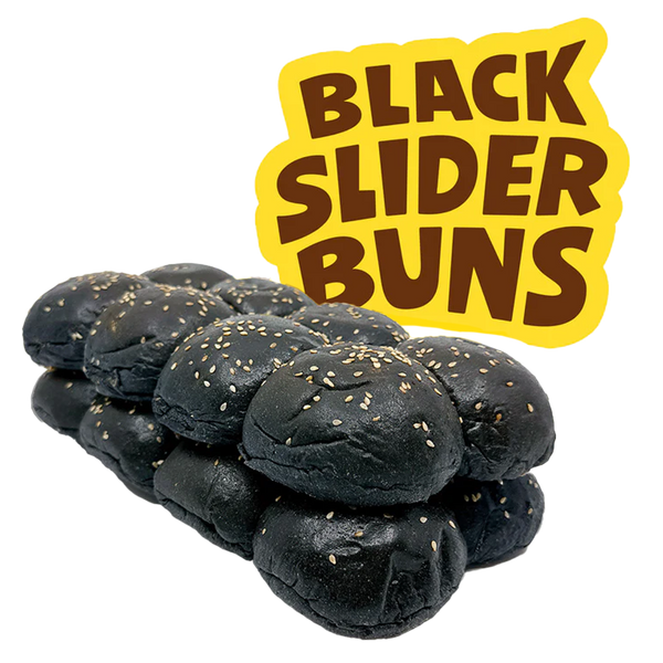 An image of Bekarei Black Slider Buns Pack