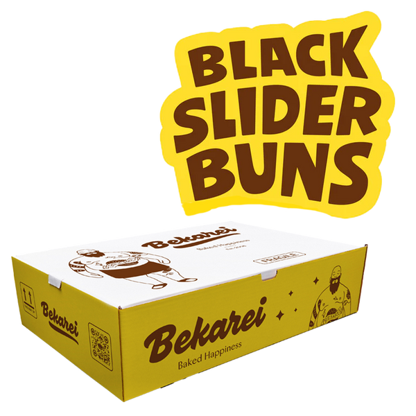 An image of Bekarei Black Slider Buns Box