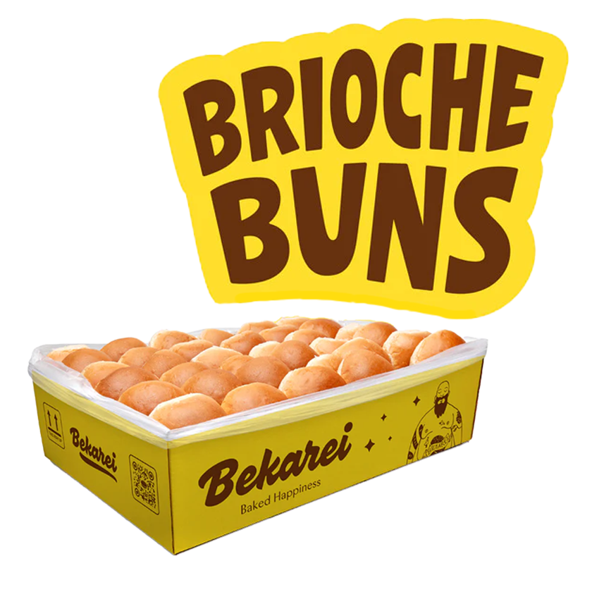 An image of Bekarei Brioche Buns Box