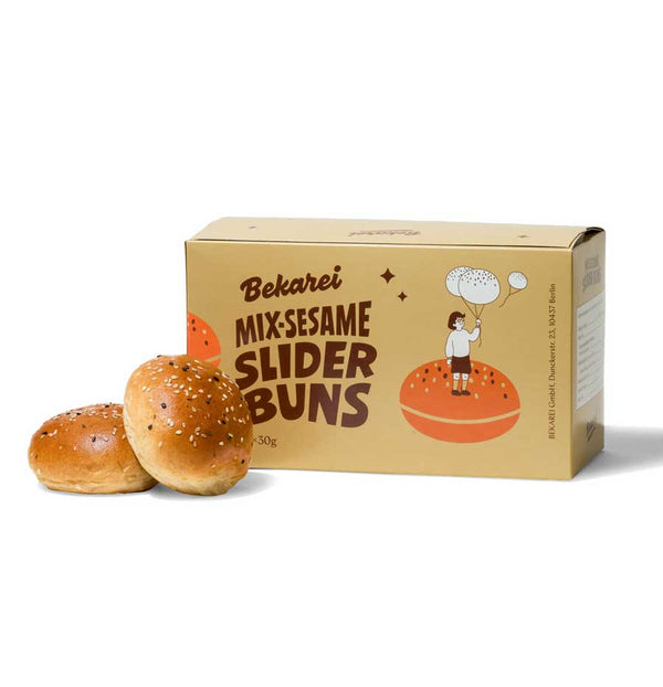 Mix-Sesame Slider Buns 12er Pack