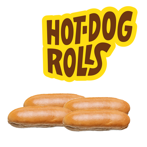 Hot Dog Buns 4er Pack