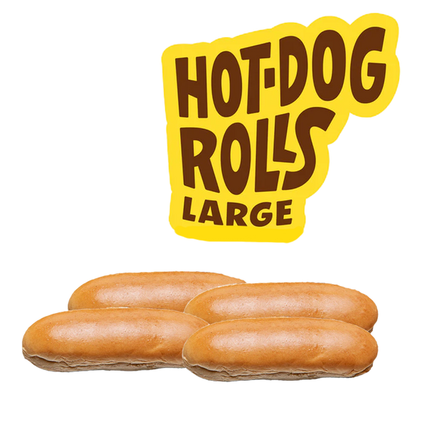 Hot Dog Buns 4er Pack