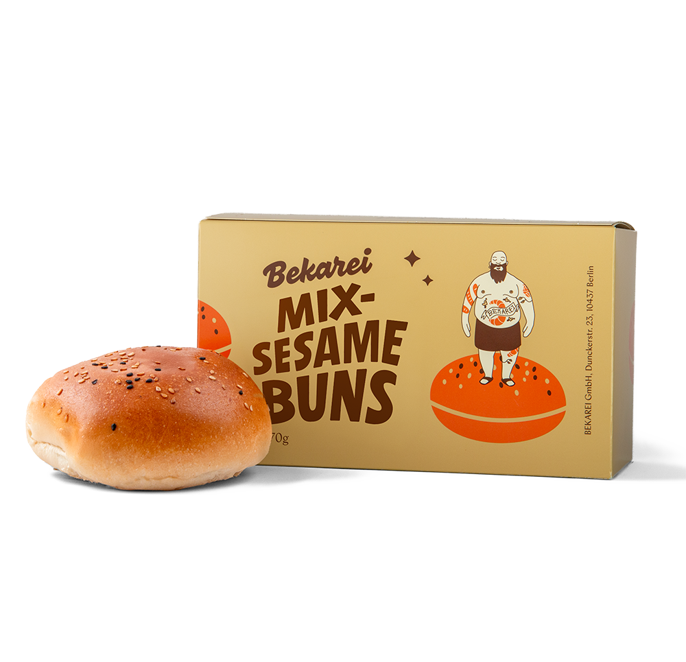 Mix-Sesame Buns 4er Pack