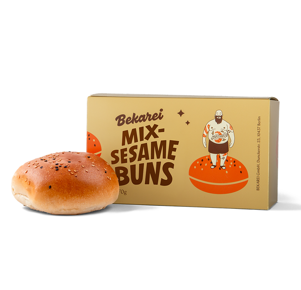 Mix-Sesame Buns 4er Pack
